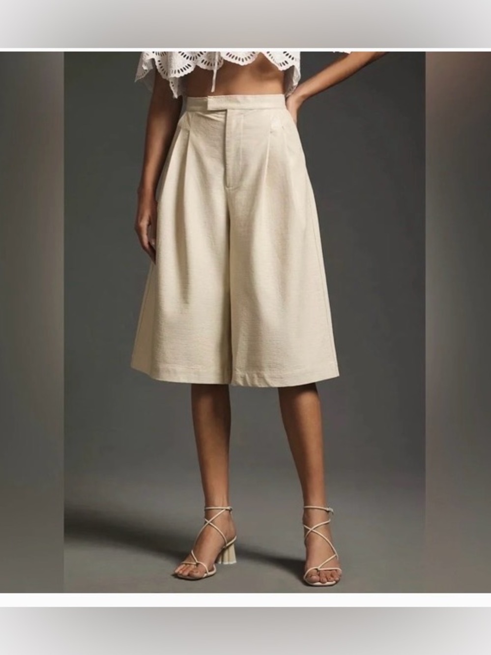 Anthropology Faux Leather Trousers